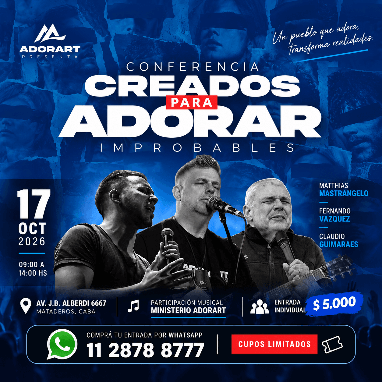 Conferencia Creados para Adorar 2026 — IMPROBABLES - Instituto AdorArt